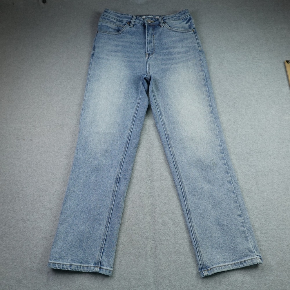 a loves a Jeans Womens 28 Blue Straight Leg High Rise Denim Pants
